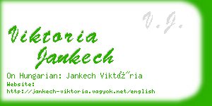 viktoria jankech business card